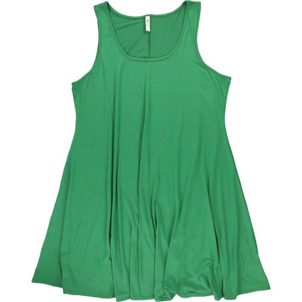 24seven Womens Plus Size Simple Tank Midi A-line Dress, NWT